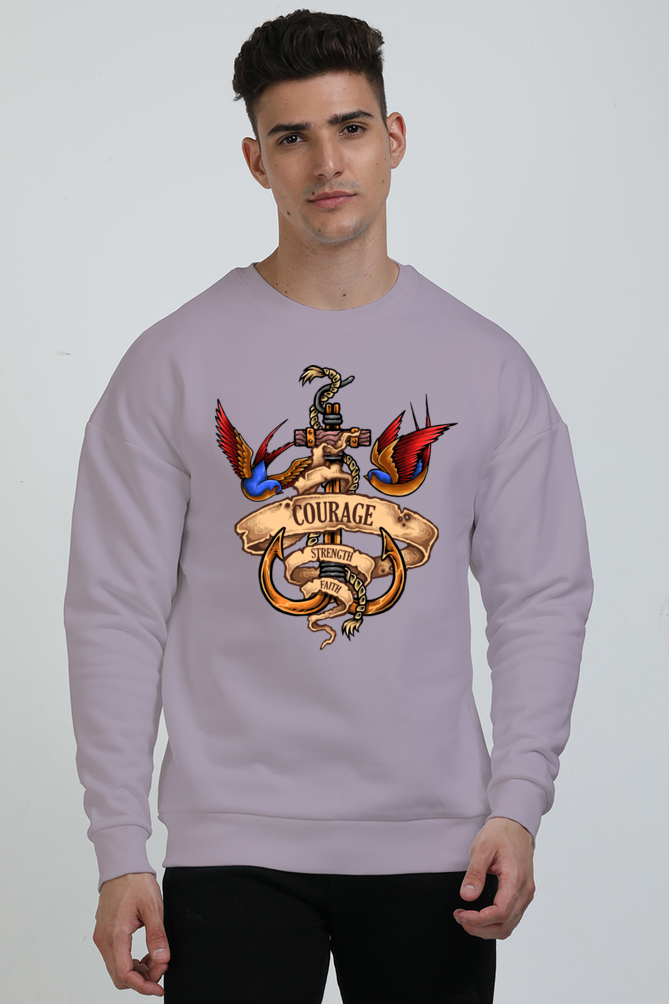 Casual Oversize Sweatshirt Laughing Labels