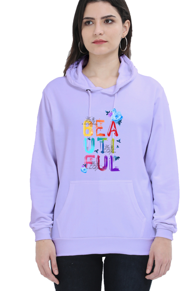 Casual Hooded Sweatshirt Laughing Labels