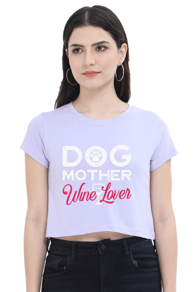 Dog Lover Crop Top Laughing Labels