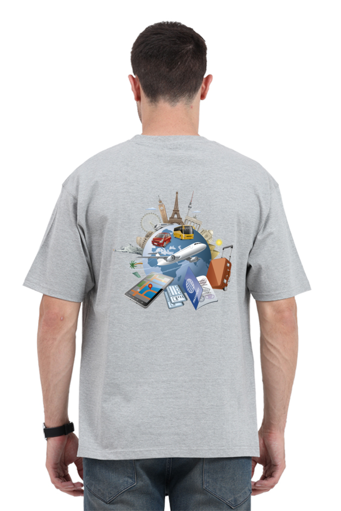 Casual Oversize Travel T-shirt Laughing Labels