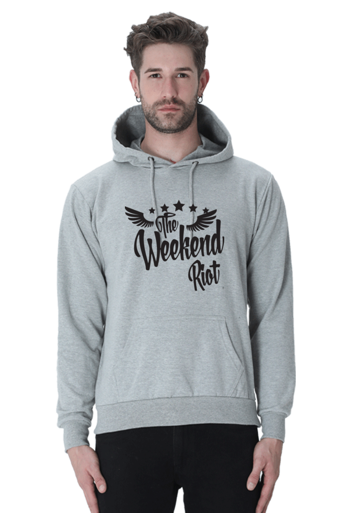 Casual Hooded Sweatshirt Laughing Labels