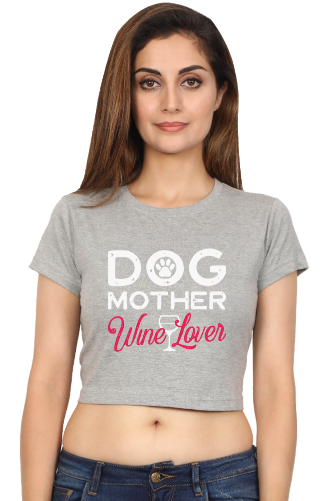Dog Lover Crop Top Laughing Labels