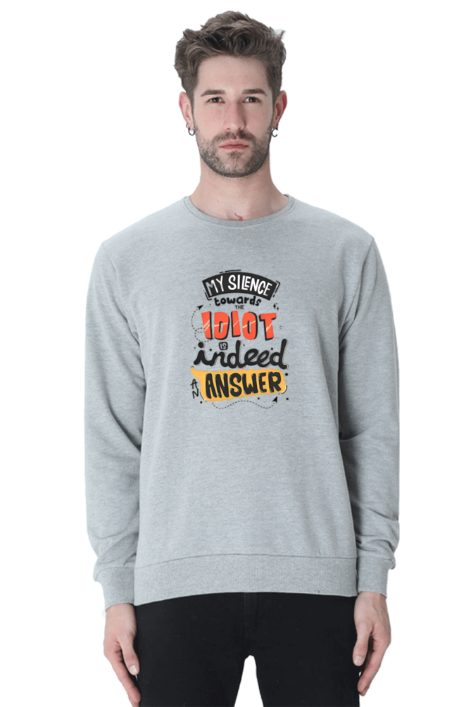 Casual Sweatshirt Laughing Labels