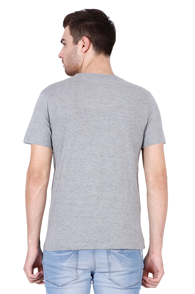 Casual V-neck T-shirt Laughing Labels