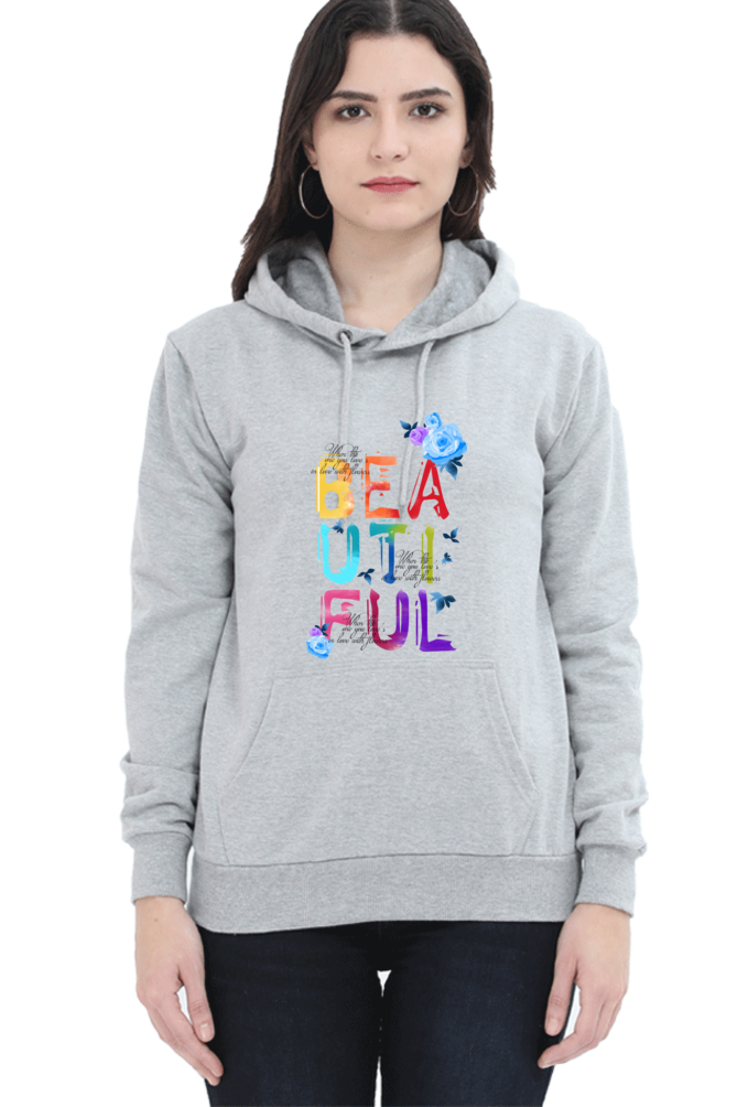 Casual Hooded Sweatshirt Laughing Labels