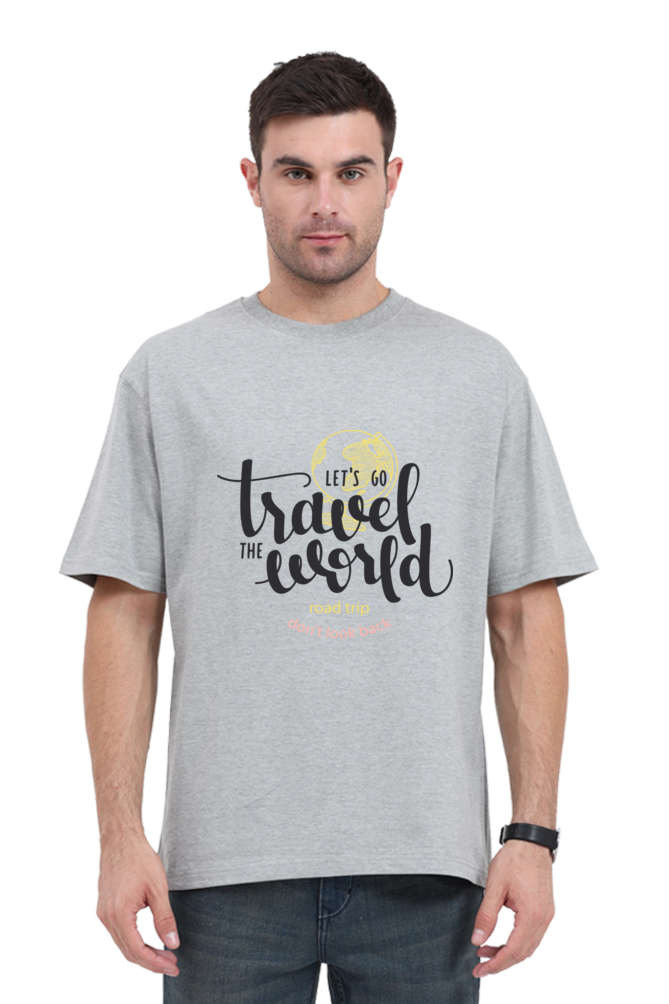 Casual Oversize Travel T-shirt Laughing Labels