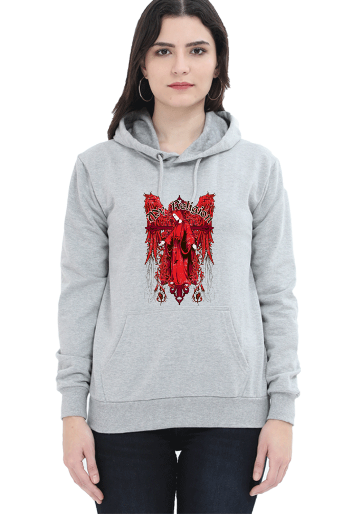 Casual Hooded Sweatshirt Laughing Labels