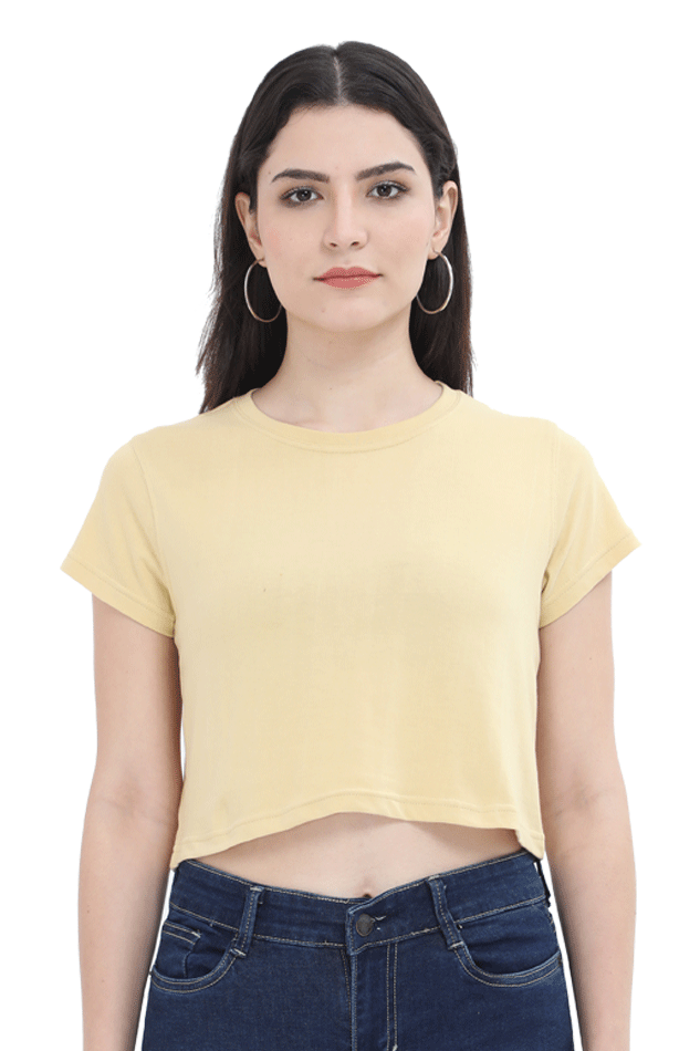 Plain Crop Top Laughing Labels