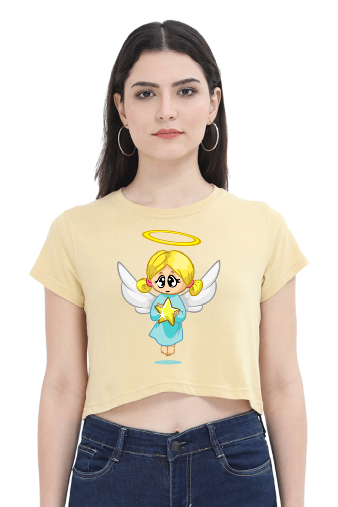 Angel Crop Top Laughing Labels