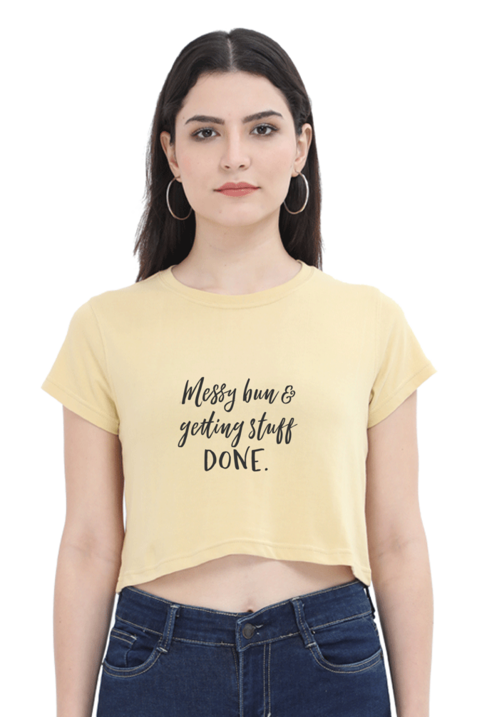Casual Crop Top Laughing Labels