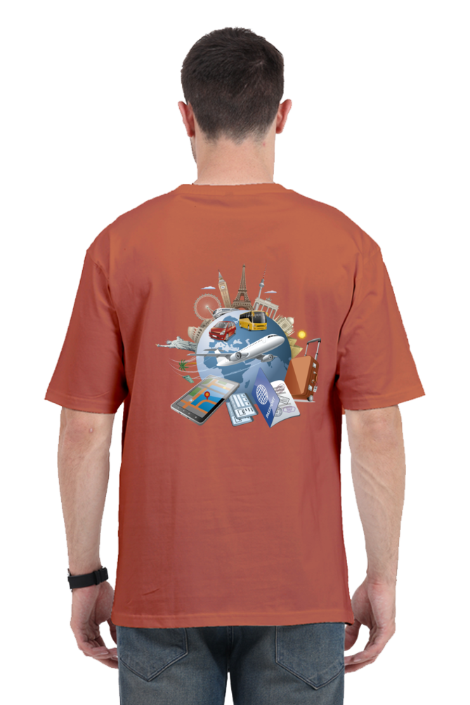 Casual Oversize Travel T-shirt Laughing Labels