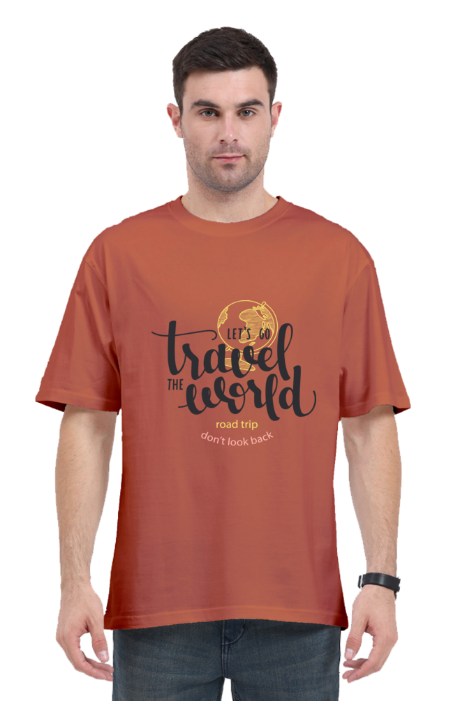 Casual Oversize Travel T-shirt Laughing Labels