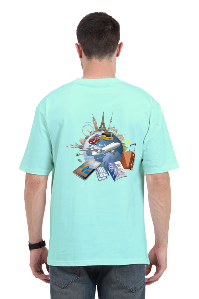 Casual Oversize Travel T-shirt Laughing Labels