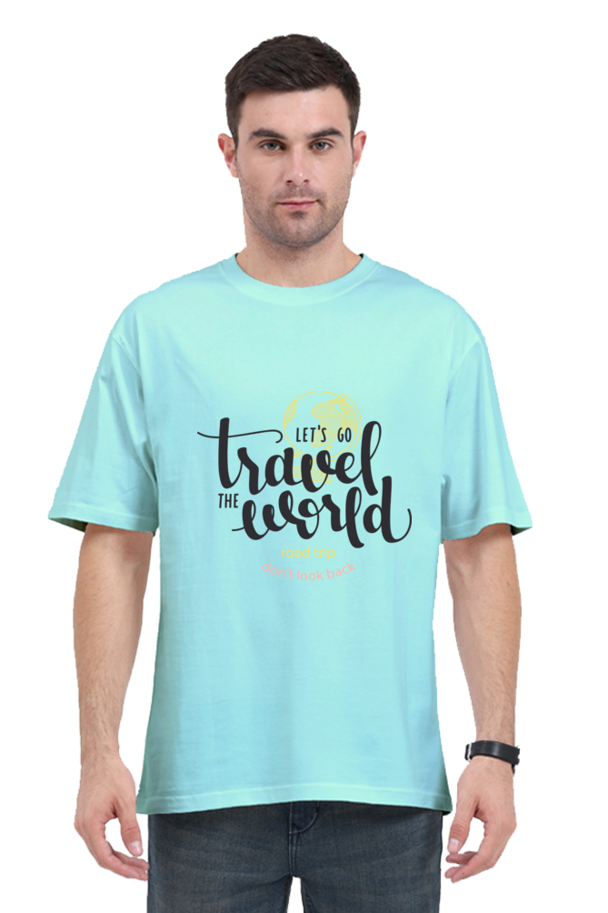 Casual Oversize Travel T-shirt Laughing Labels