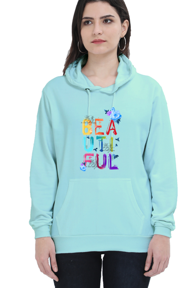 Casual Hooded Sweatshirt Laughing Labels