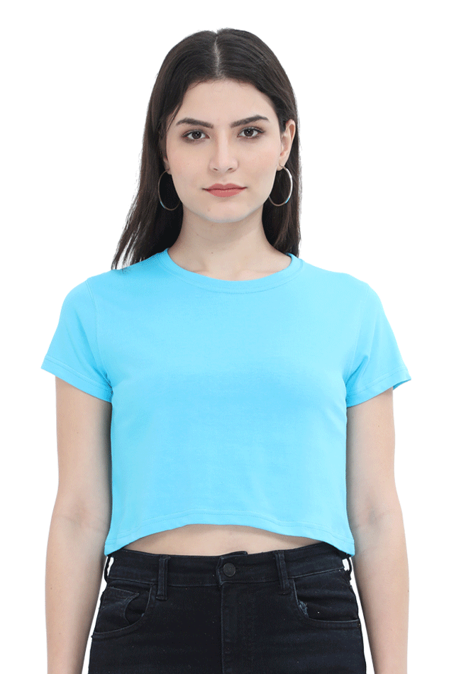 Plain Crop Top Laughing Labels