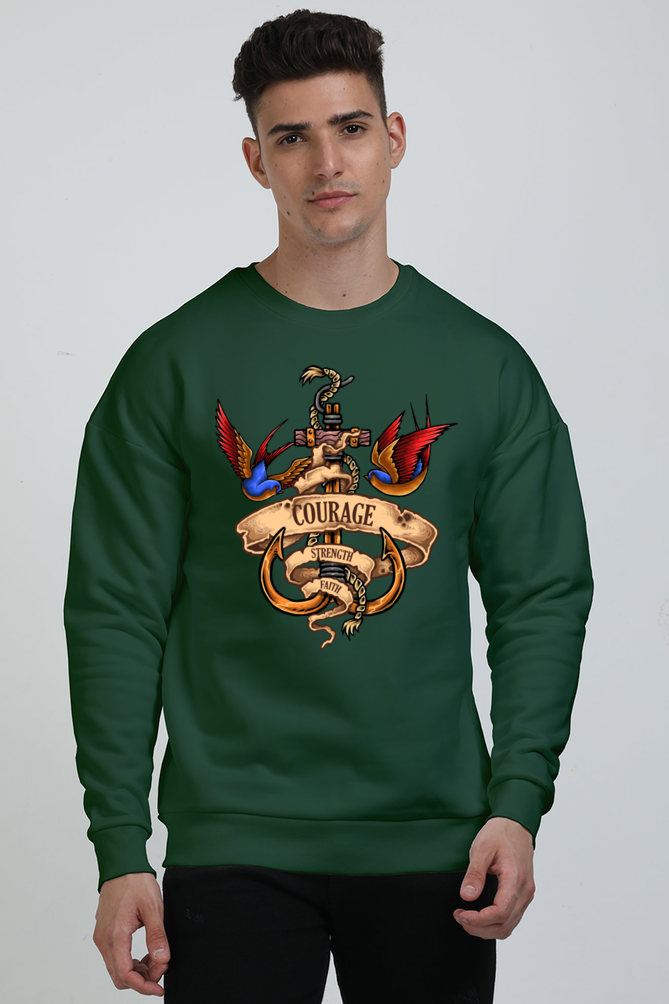 Casual Oversize Sweatshirt Laughing Labels