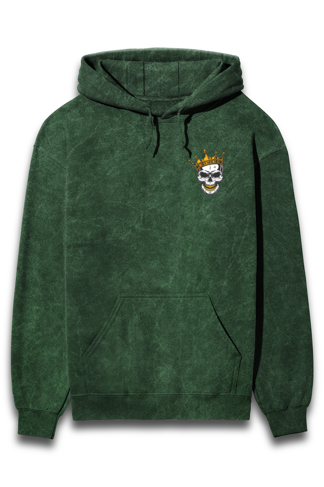 Acid Wash Hooded Sweatshirt Laughing Labels