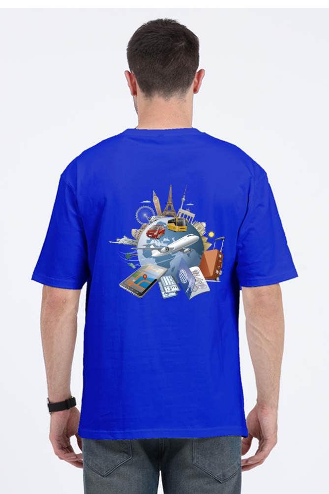 Casual Oversize Travel T-shirt Laughing Labels