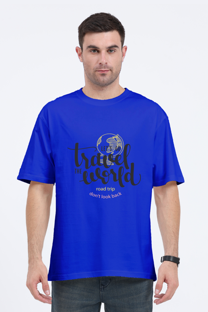 Casual Oversize Travel T-shirt Laughing Labels