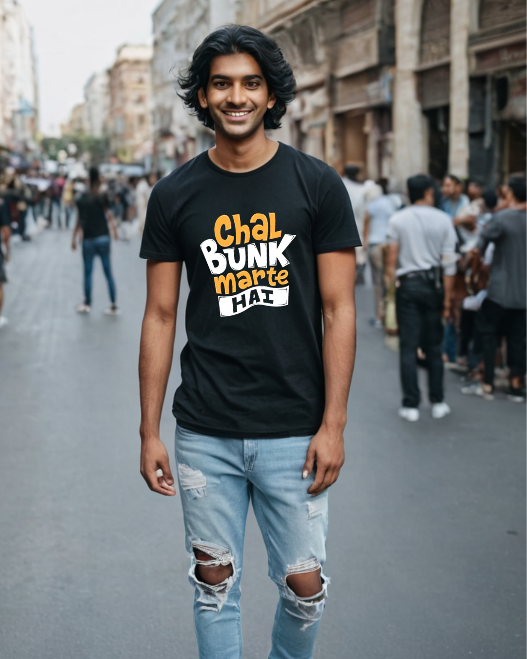 Desi Oversize T-shirt Laughing Labels