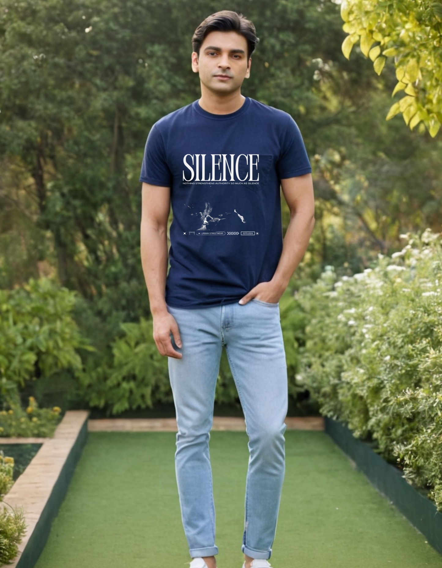 Casual Oversize T-shirt Laughing Labels