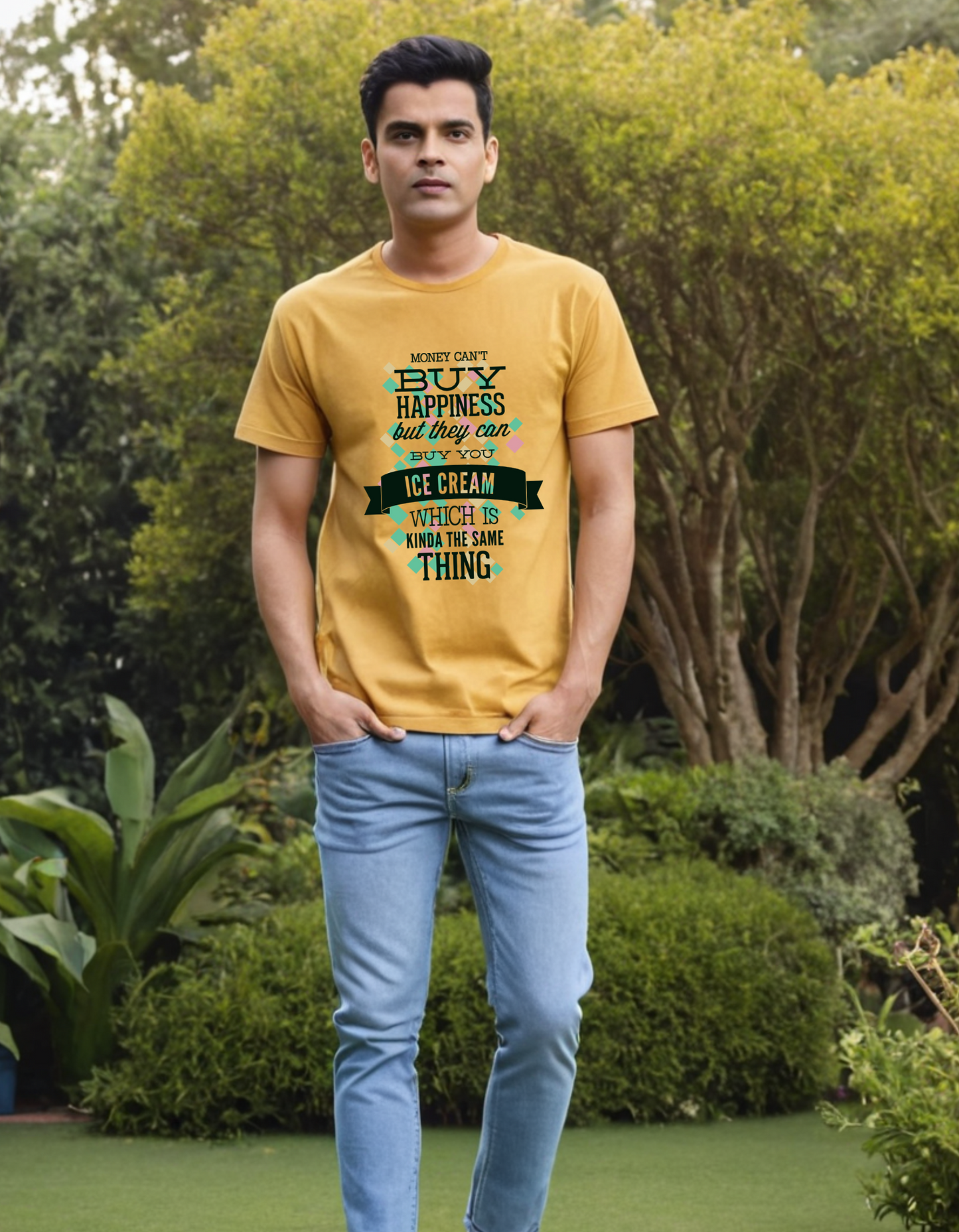 Casual Oversize T-shirt Laughing Labels