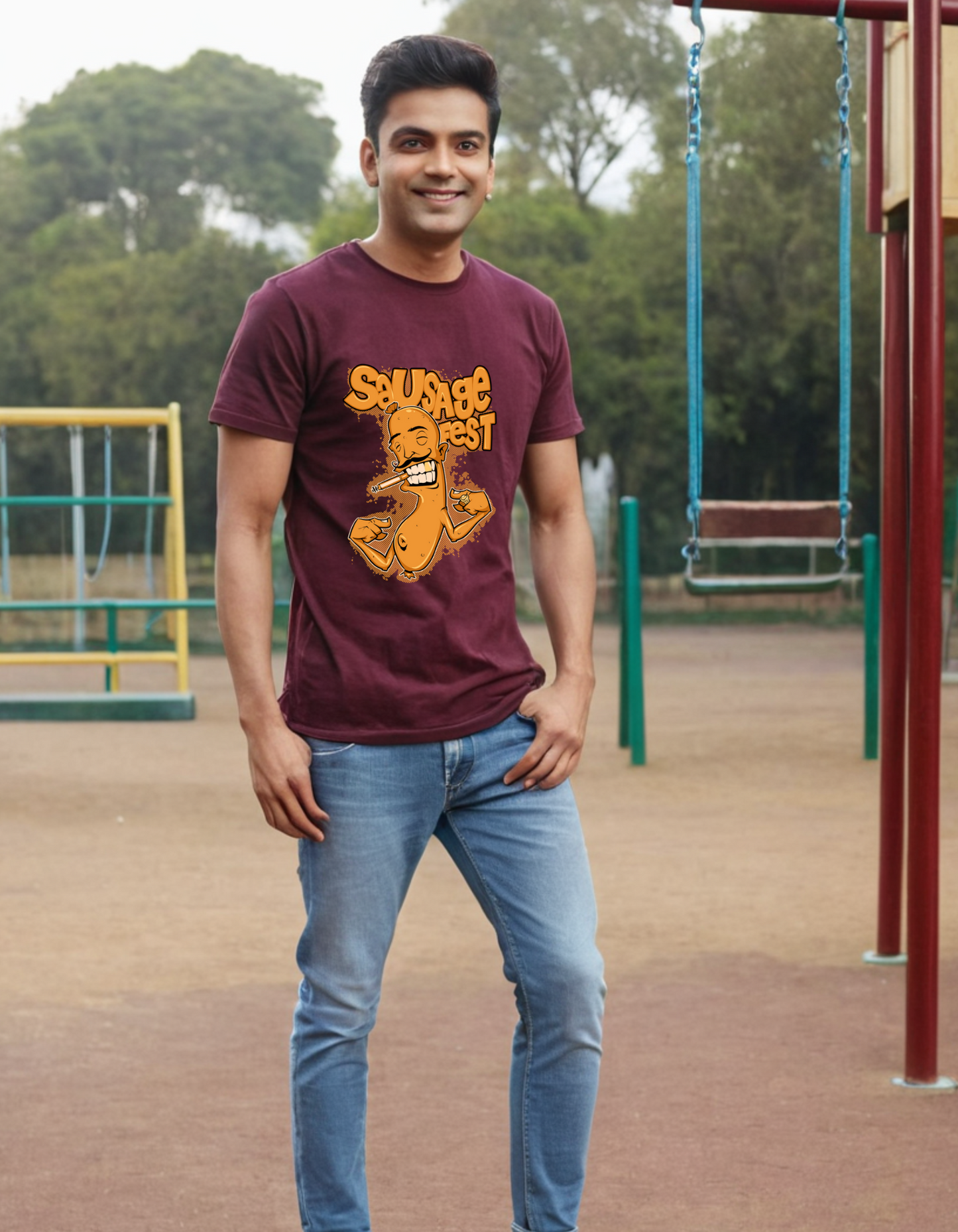 Casual Terry Oversize T-shirt Laughing Labels
