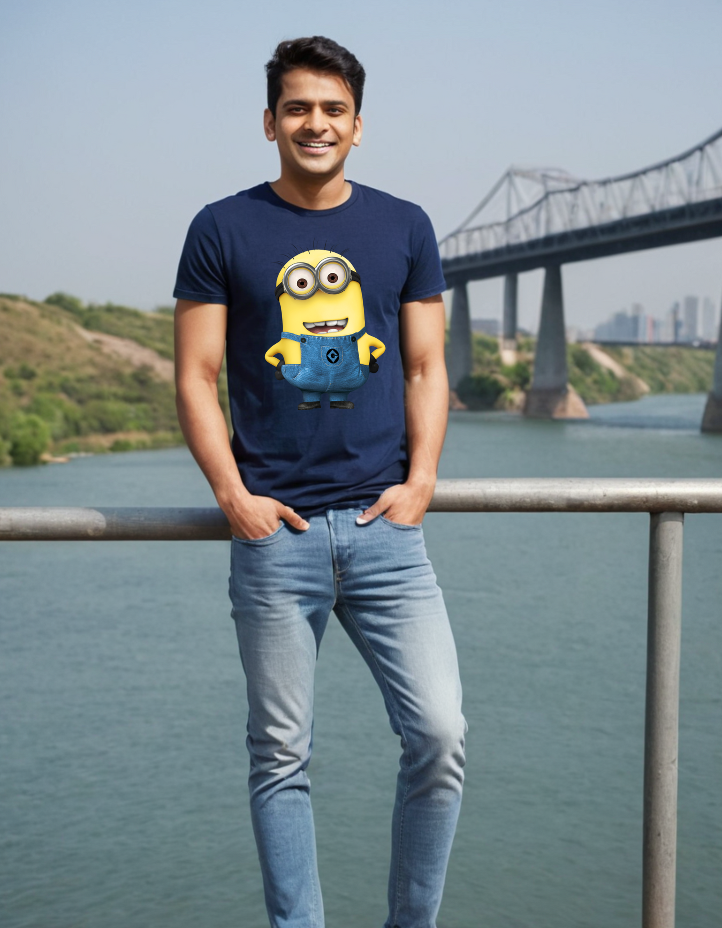 Minion Casual Oversize T-shirt Laughing Labels