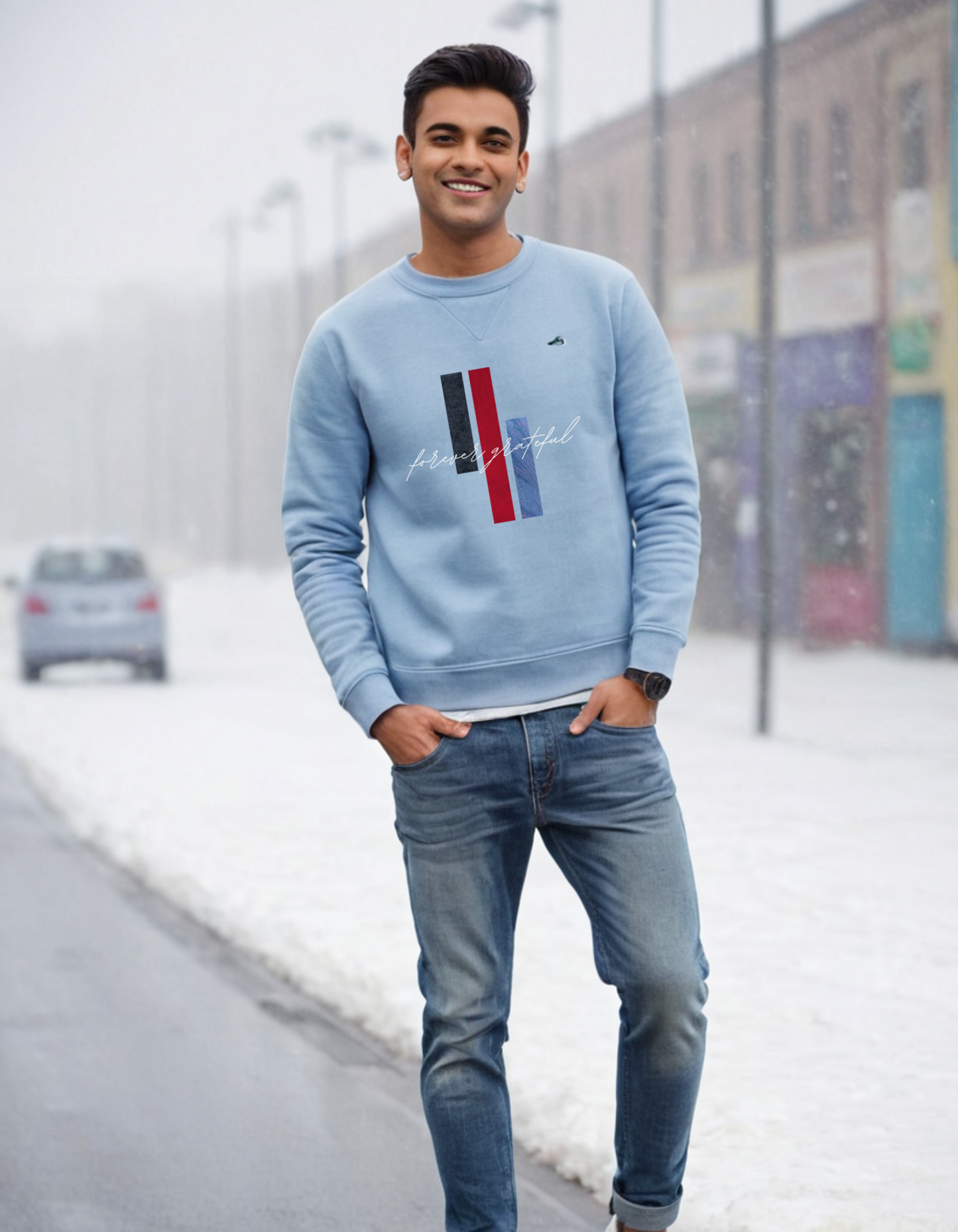 Casual Sweatshirt Laughing Labels
