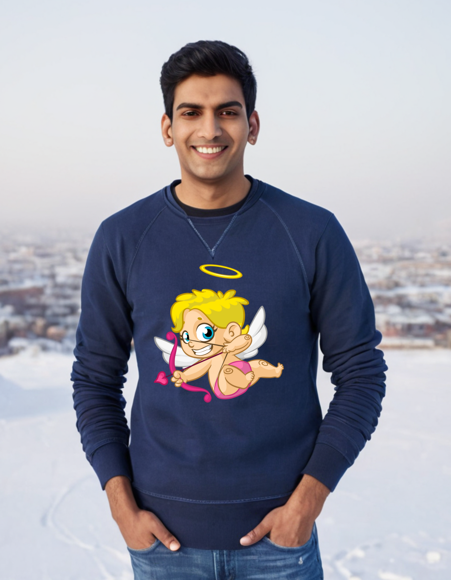 Casual Sweatshirt Laughing Labels