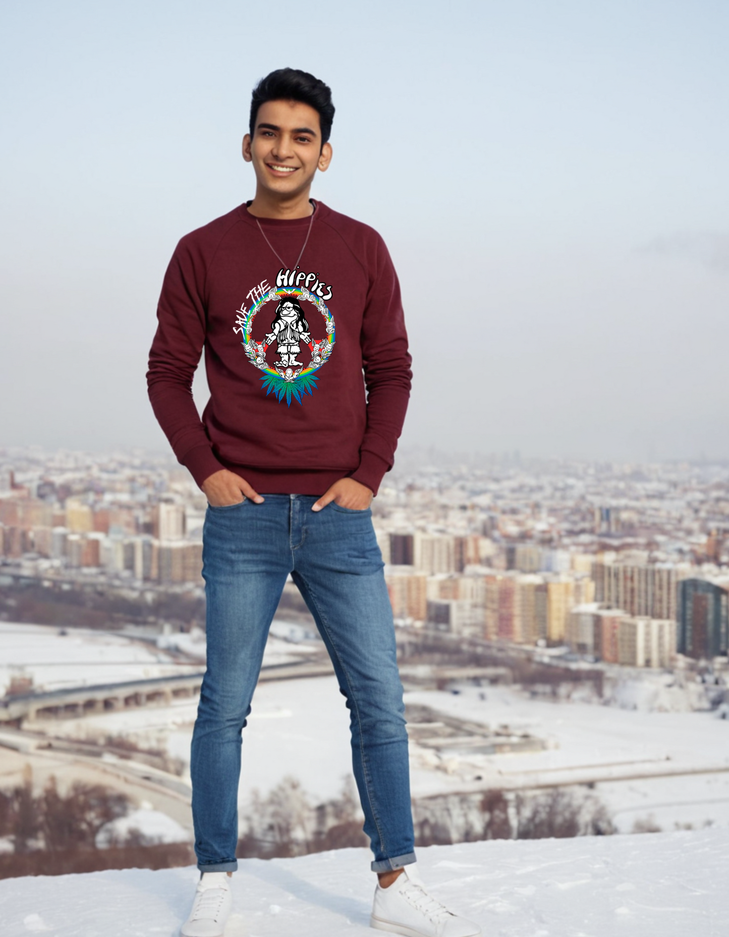 Casual Sweatshirt Laughing Labels