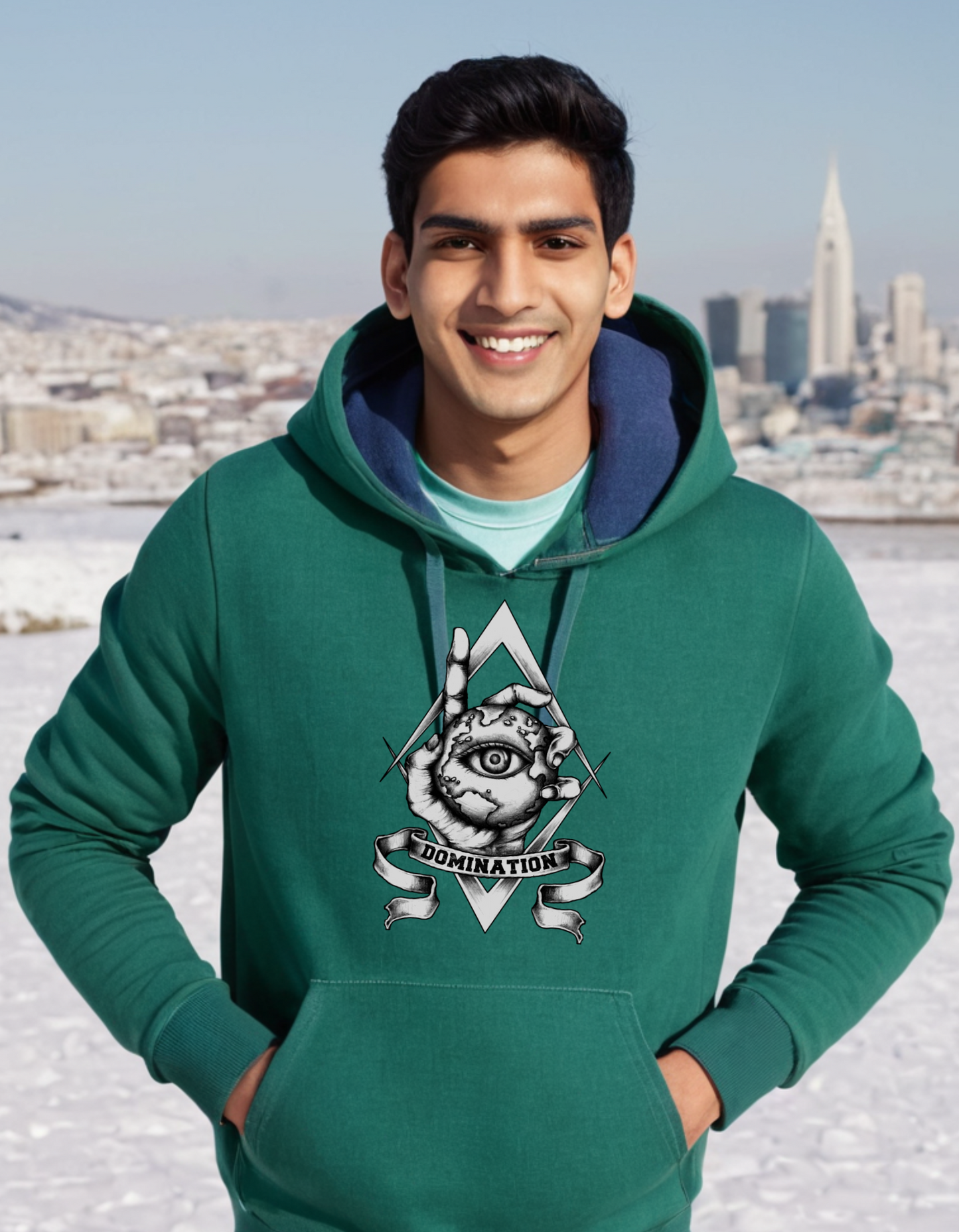 Casual Hooded Oversize Sweatshirt Laughing Labels