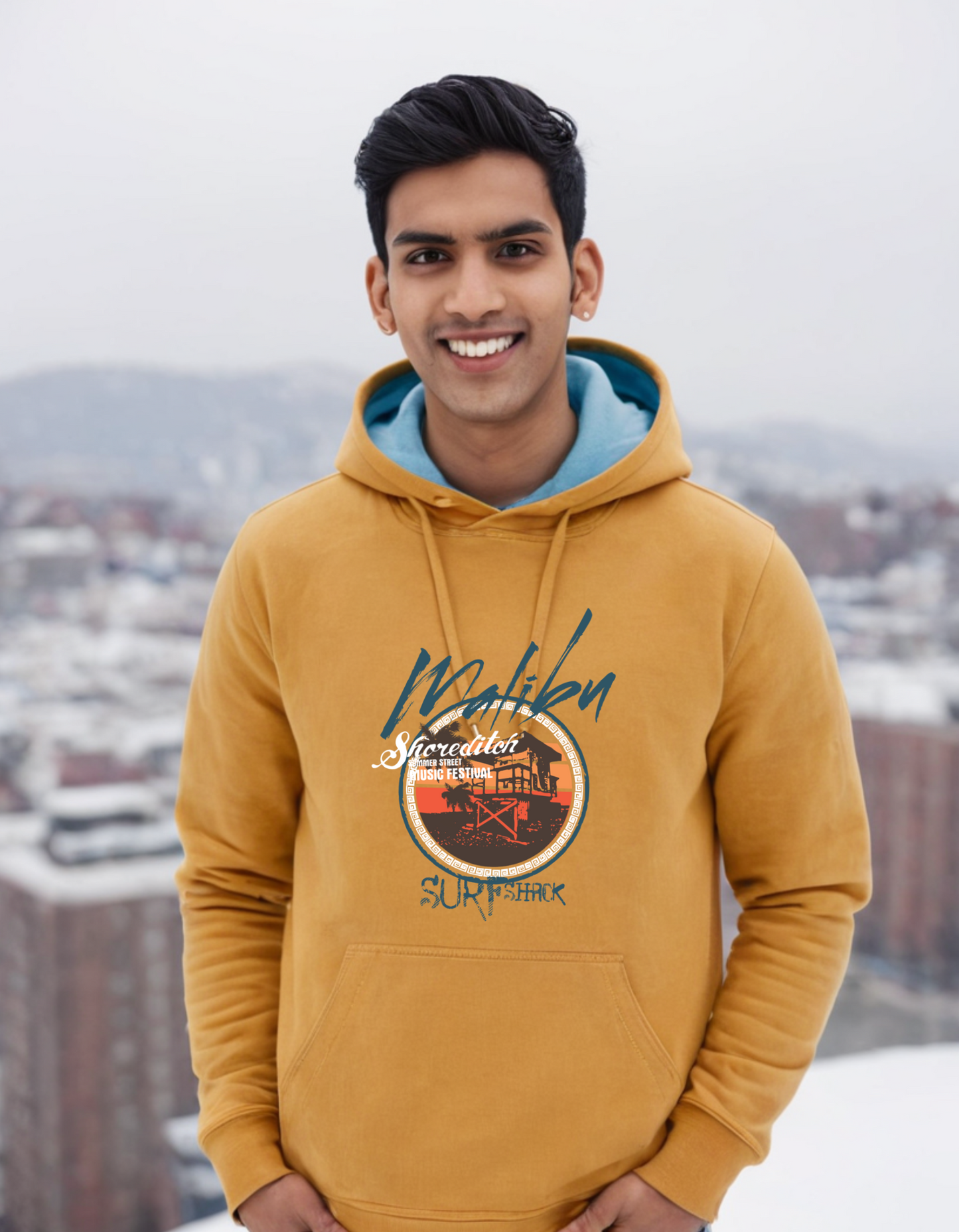 Casual Hooded Oversize Sweatshirt Laughing Labels