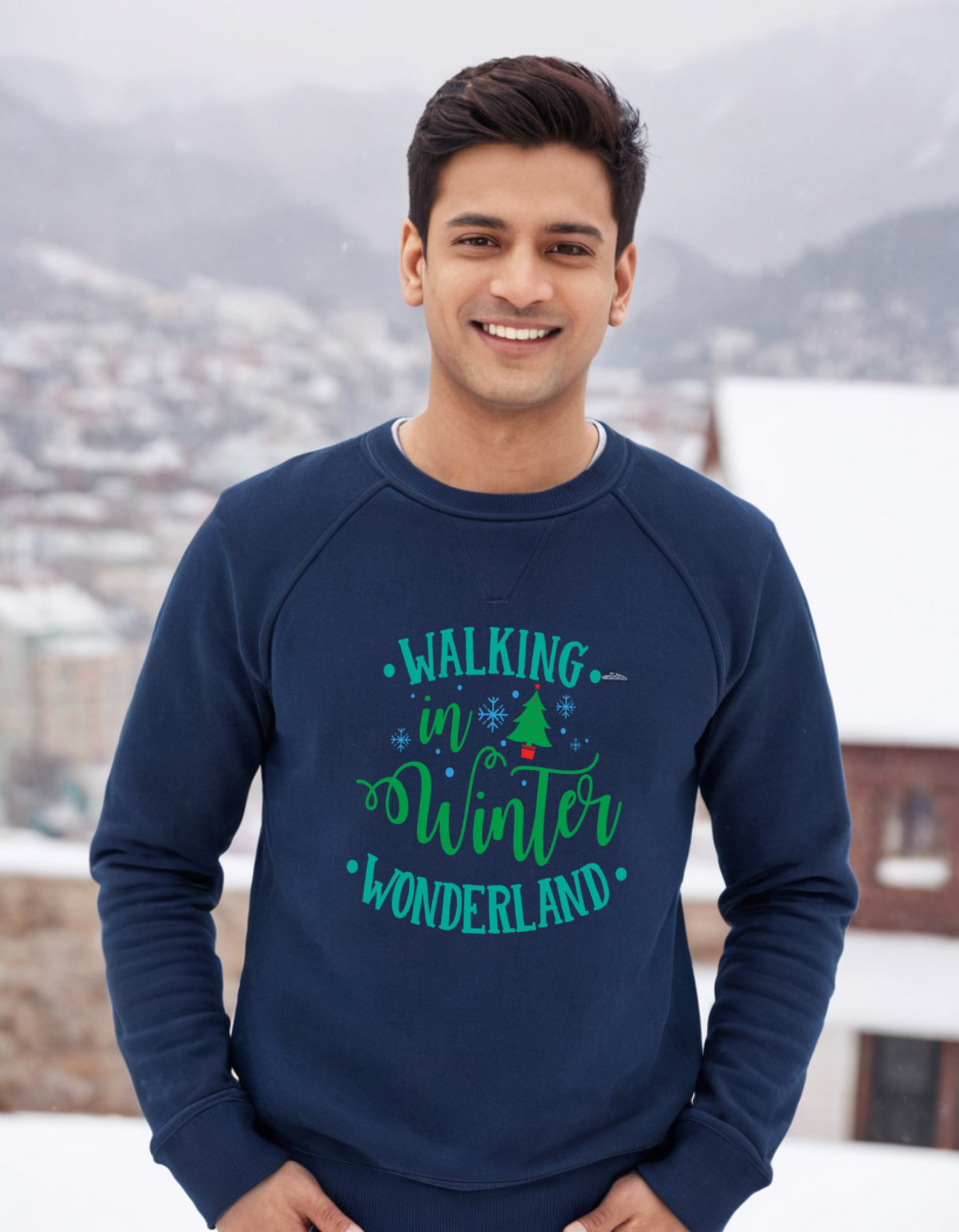 Christmas Sweatshirt Laughing Labels