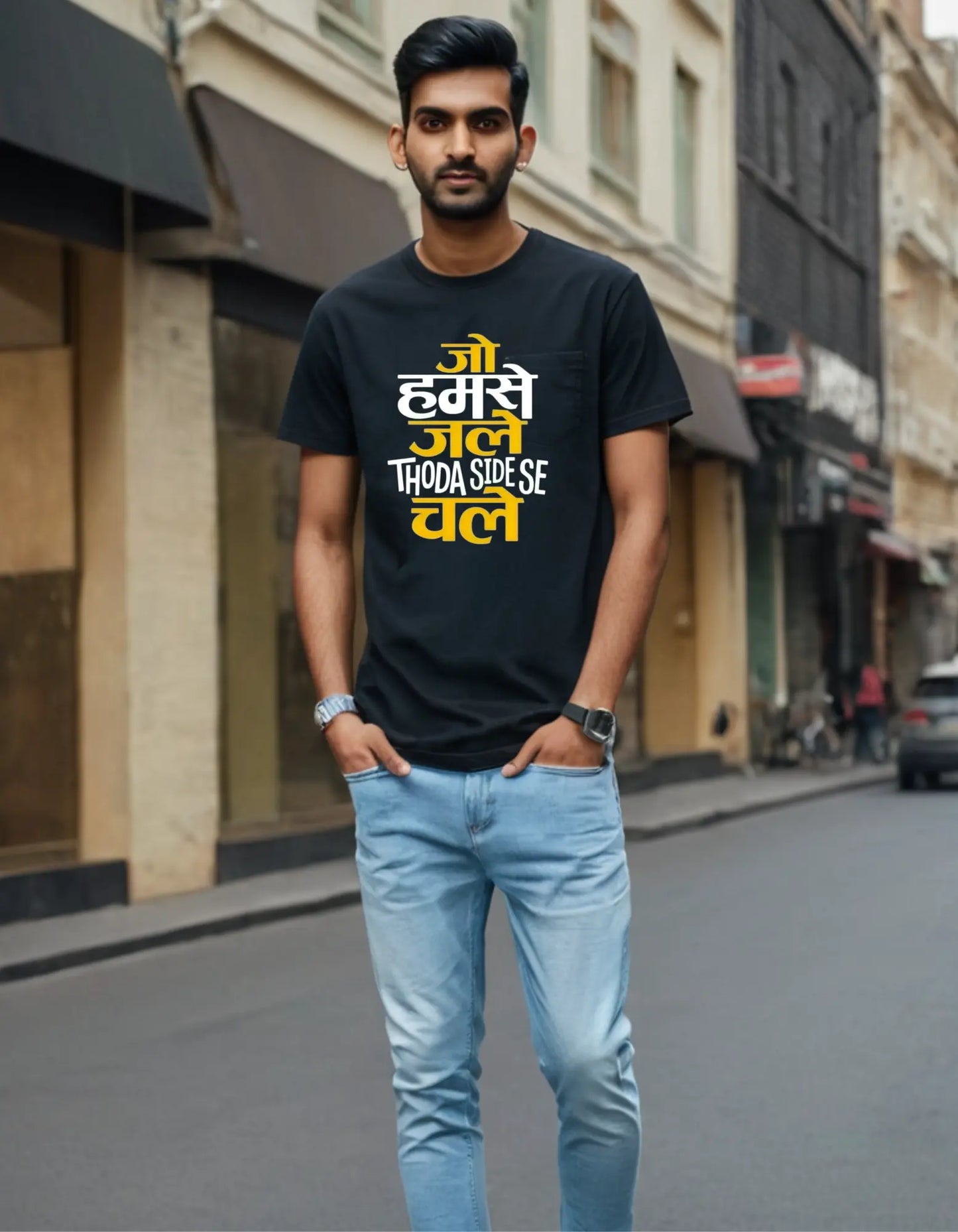 Desi Oversize T-shirt Laughing Labels