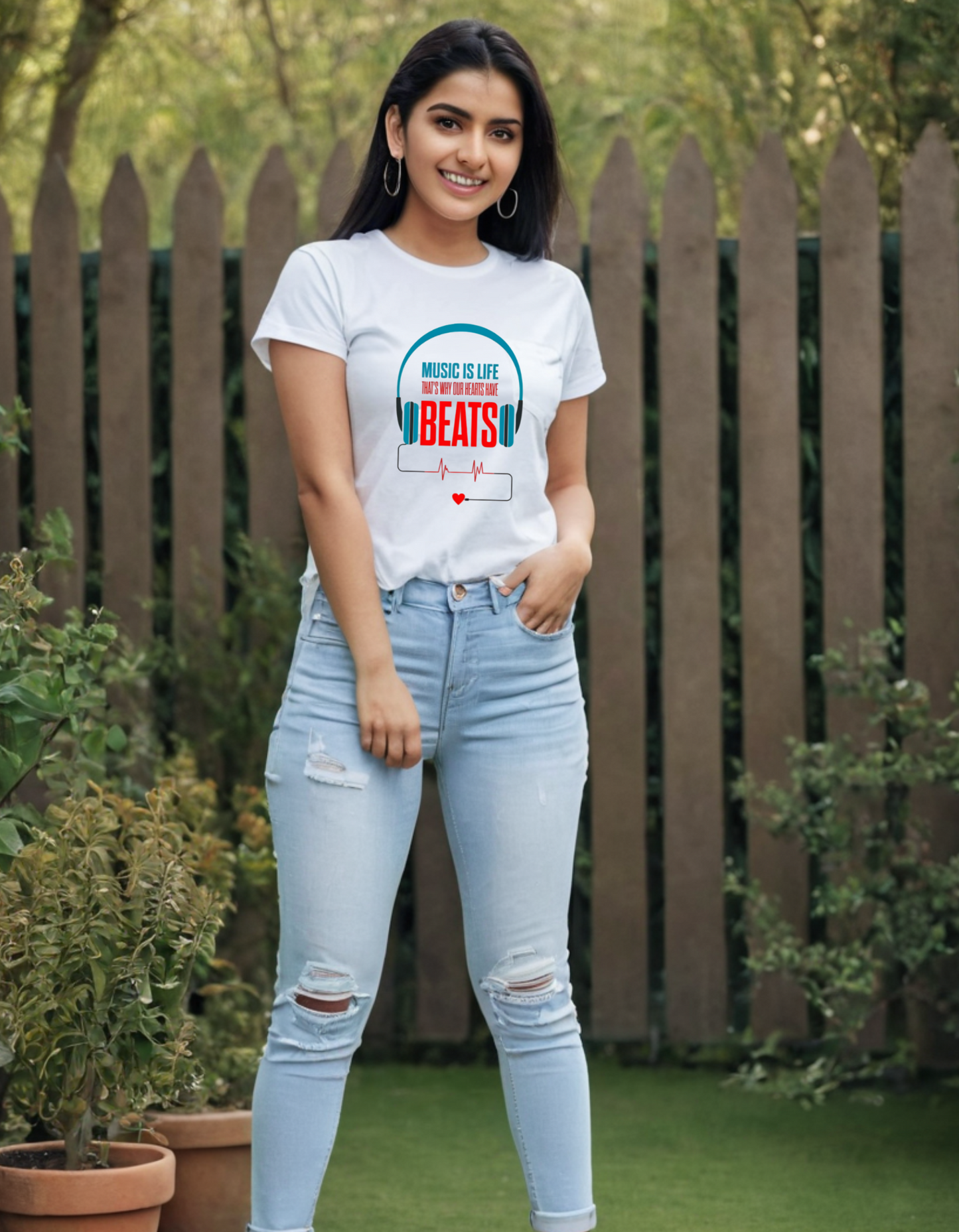 Casual T-shirt Laughing Labels
