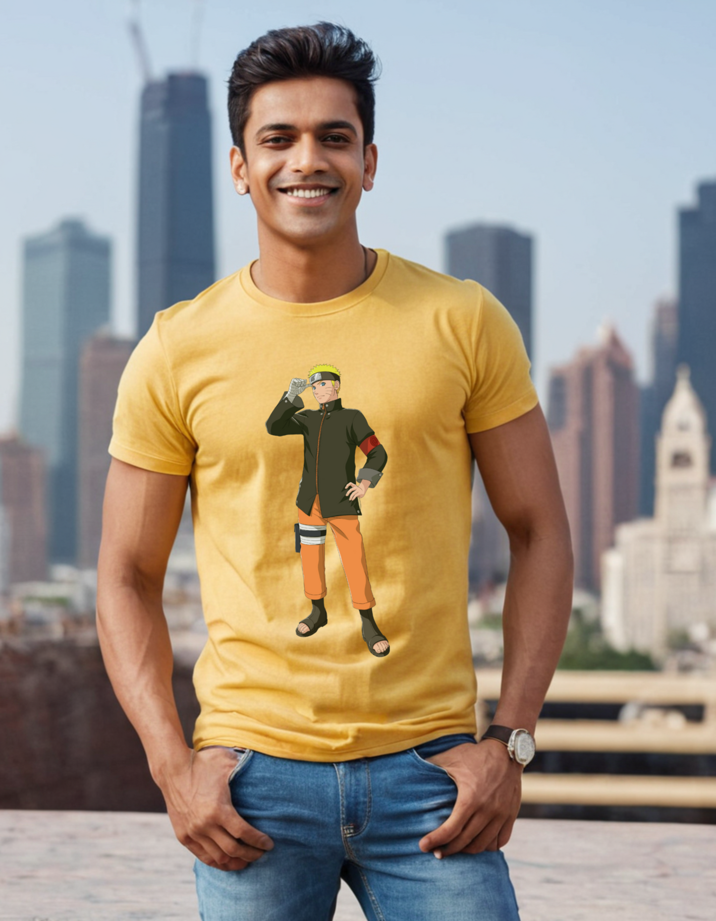 Anime Oversize T-shirt Laughing Labels
