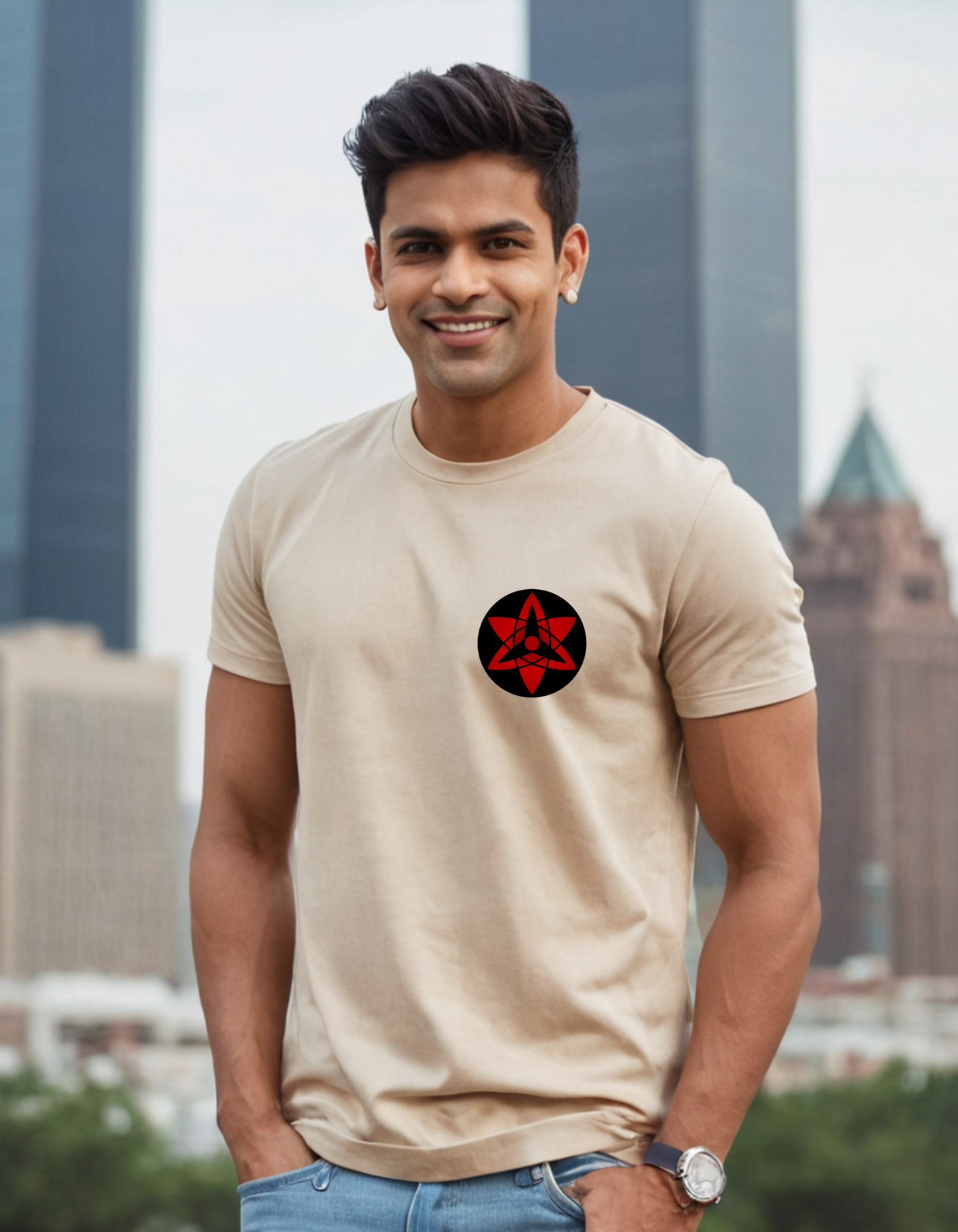 Anime Oversize T-shirt Laughing Labels