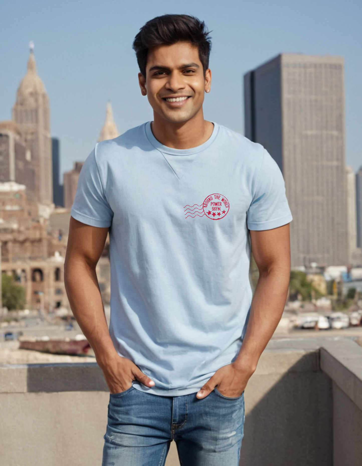 Casual Oversize Travel T-shirt Laughing Labels