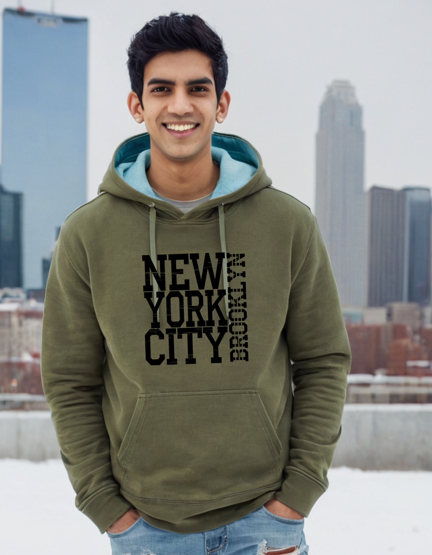 Men's Hooded Sweatshirt New York City