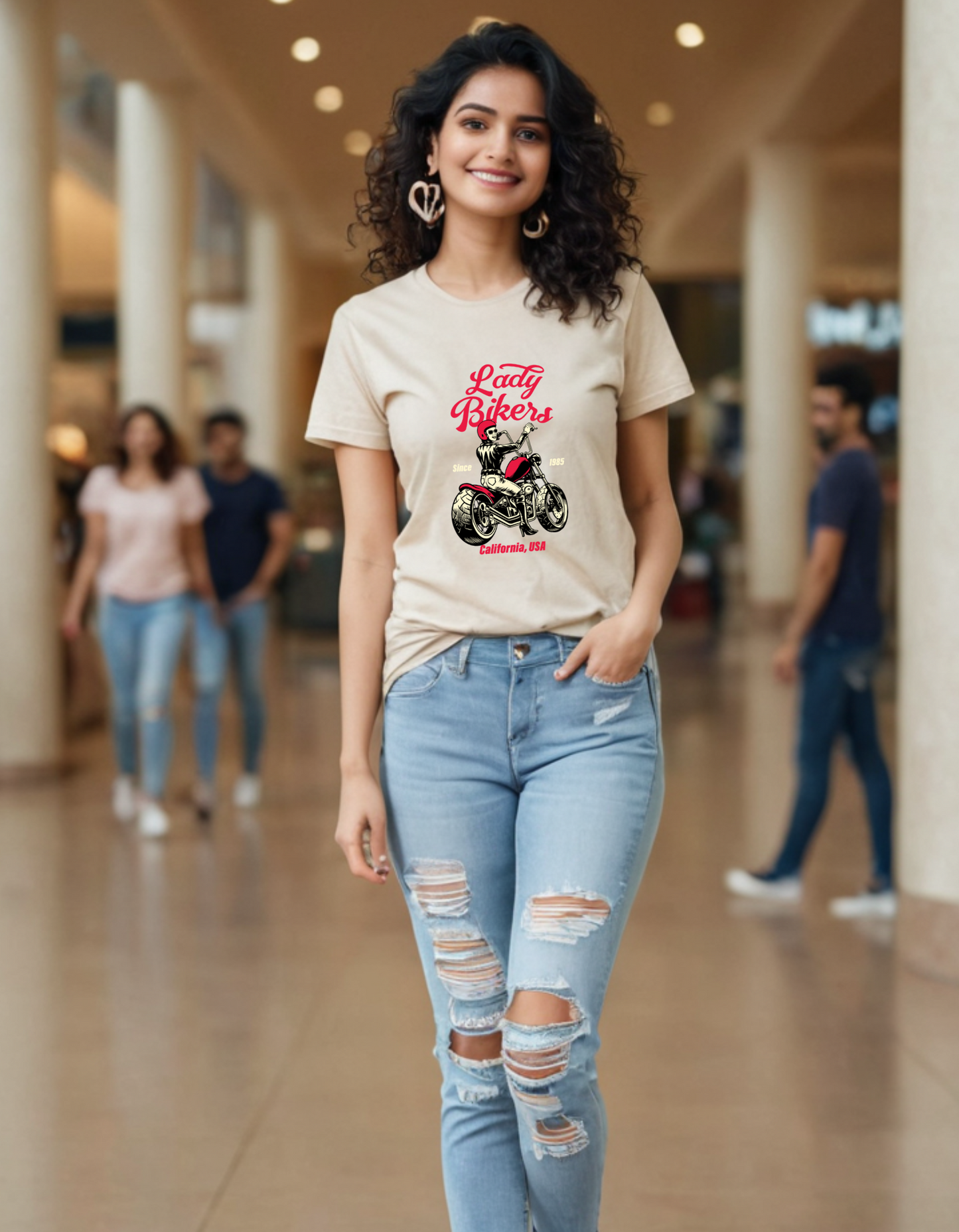 Women's T-shirt Lady Bikers
