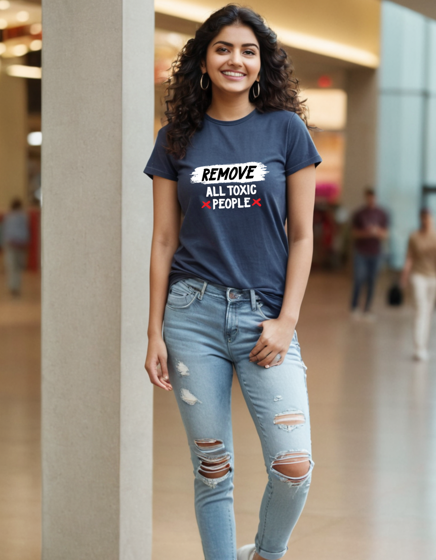 Women's T-shirt Remove All Toxic People