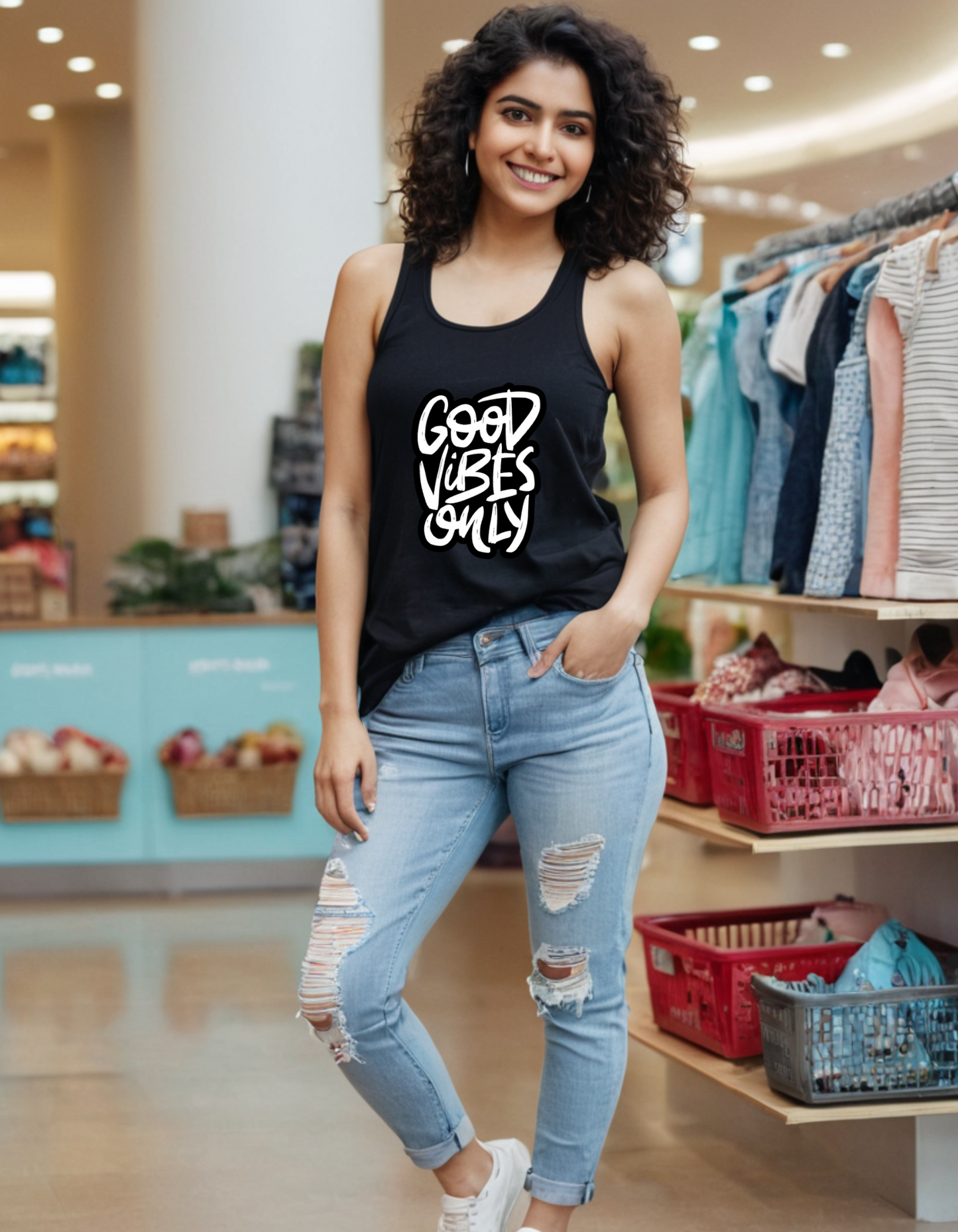 Casual Tank Top Laughing Labels
