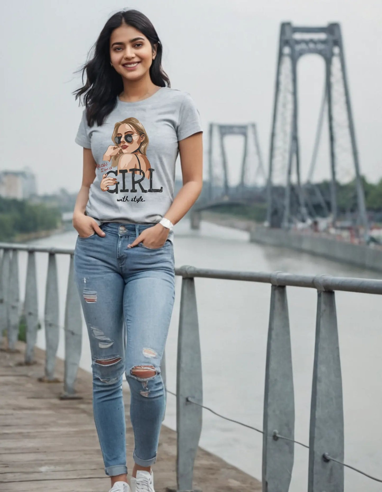 Casual T-shirt Laughing Labels
