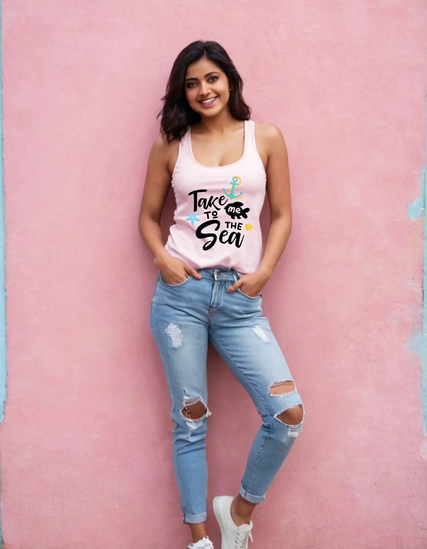 Casual Tank Top Laughing Labels