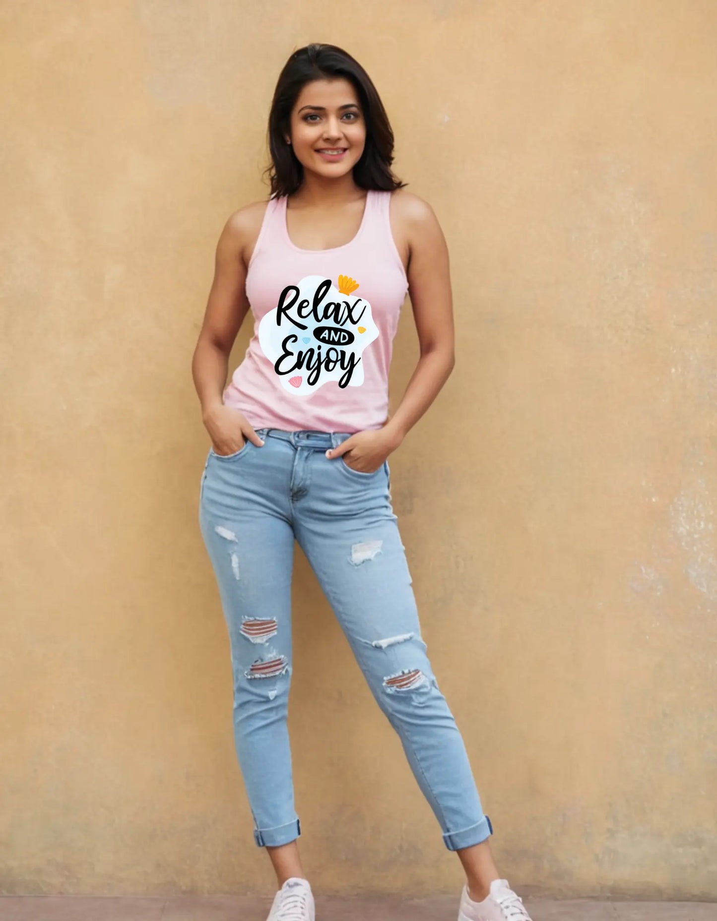 Casual Tank Top Laughing Labels