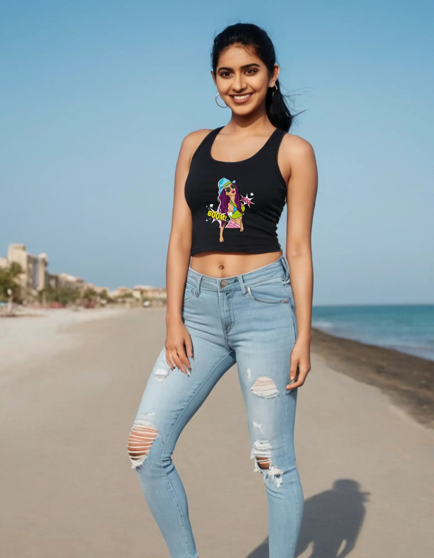 Casual Tank Top Laughing Labels