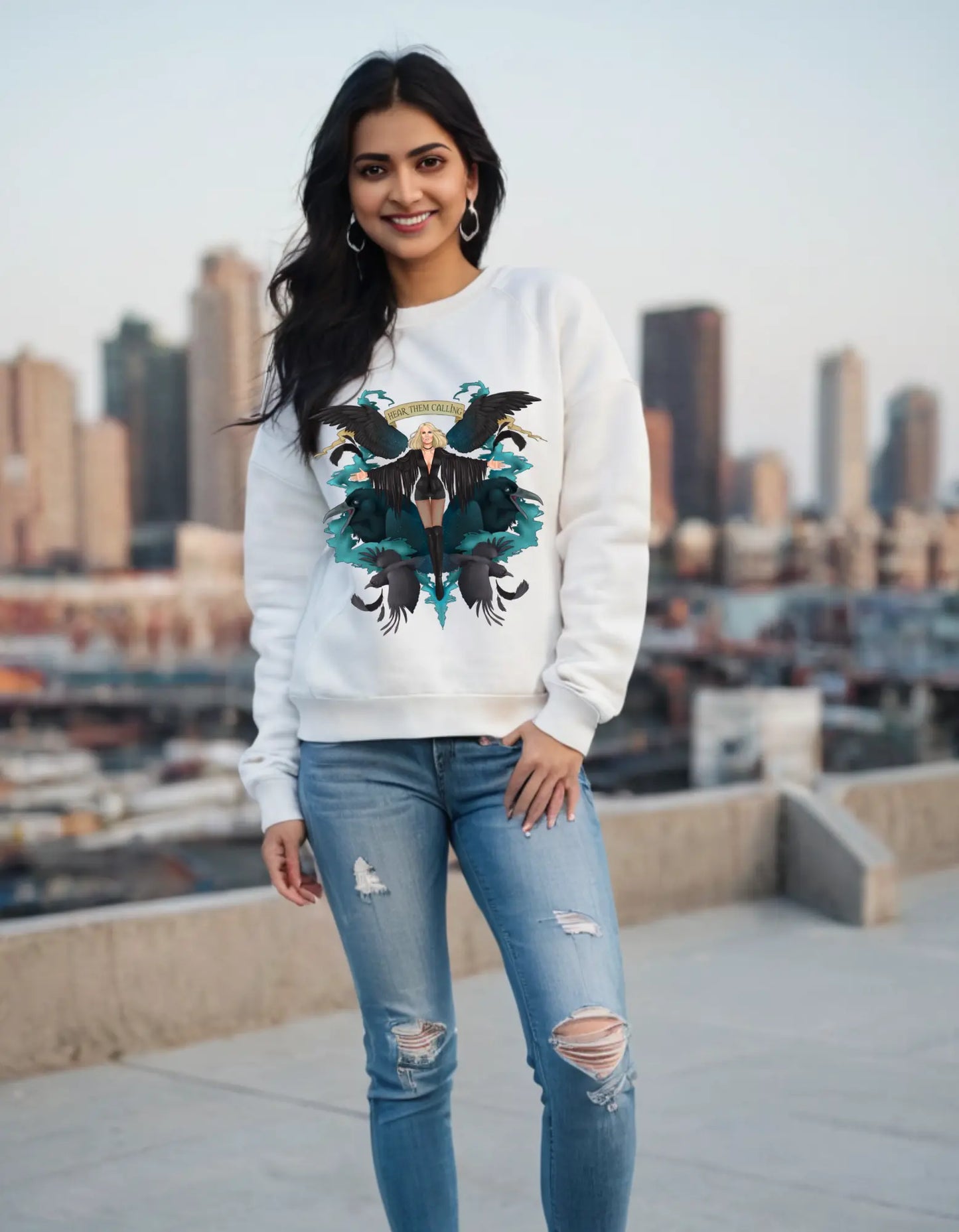 Casual Sweatshirt Laughing Labels