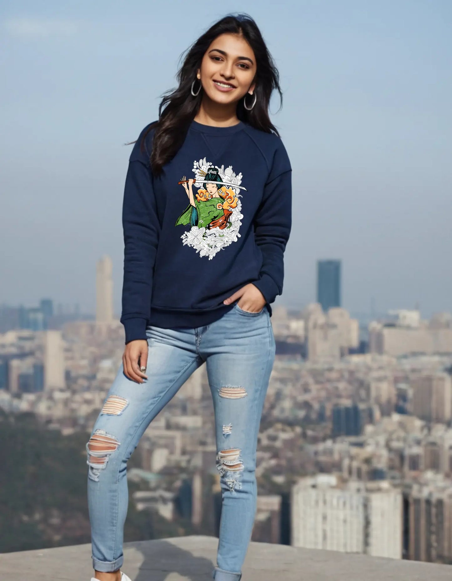 Casual Sweatshirt Laughing Labels